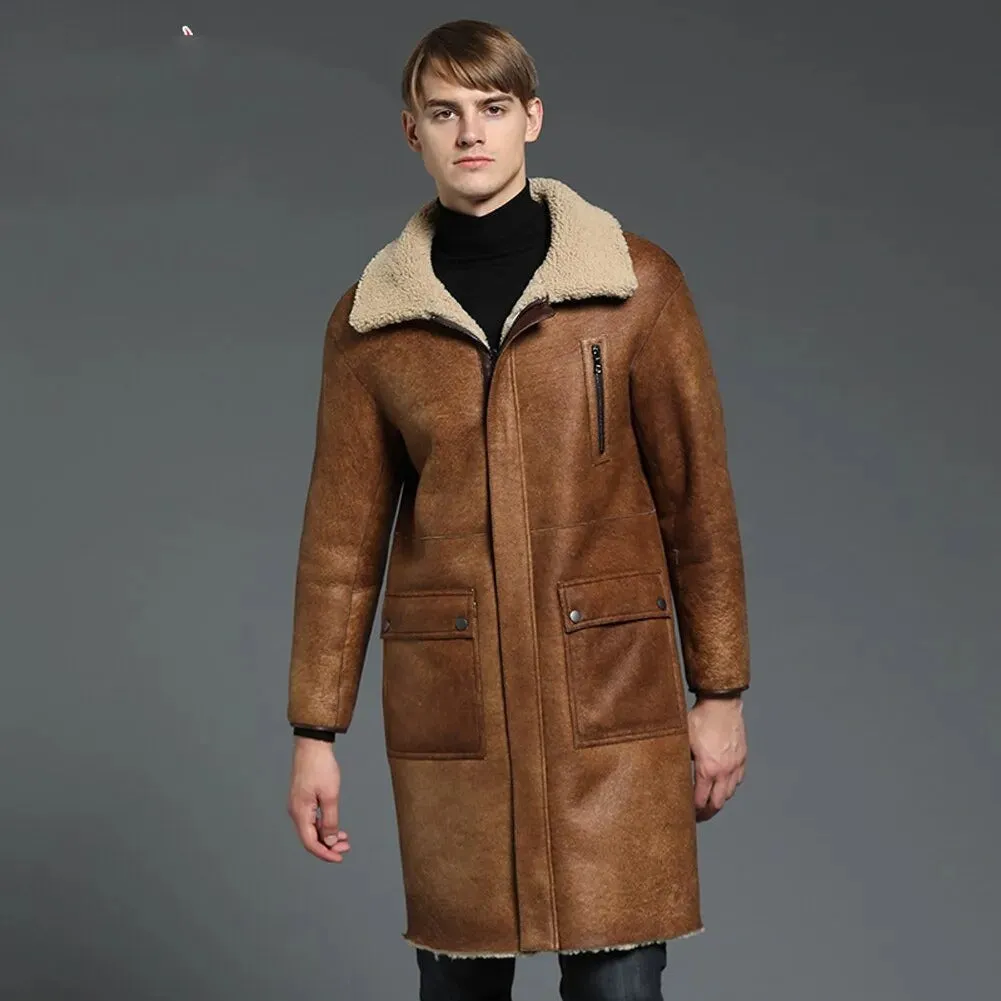 Brown B3 Shearling Coat