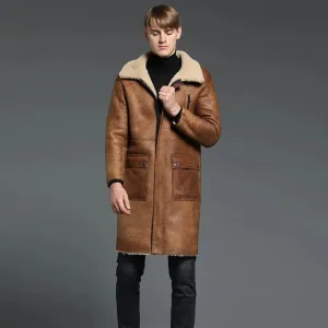 Brown B3 Shearling Coat