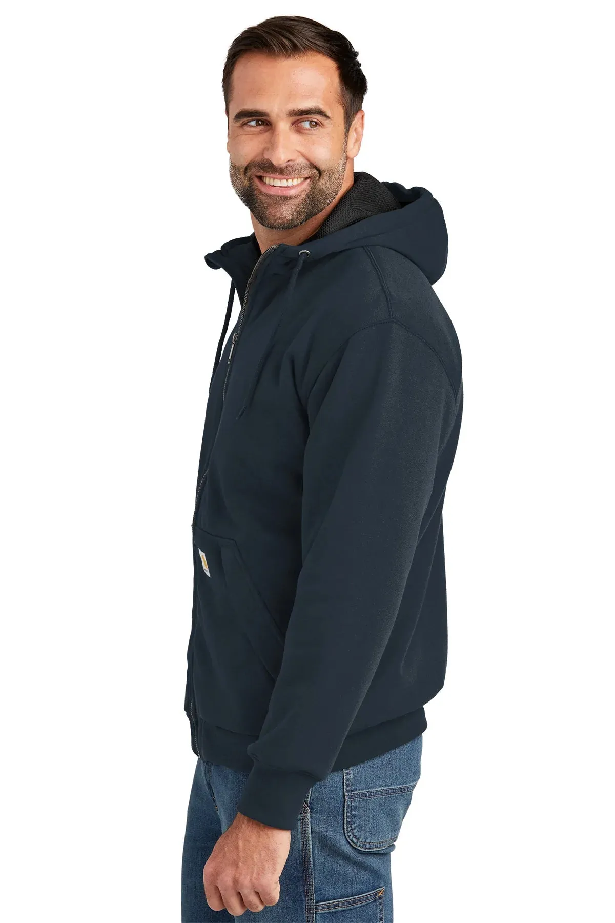 Carhartt Thermal-Lined Custom Zip-Ups, New Navy