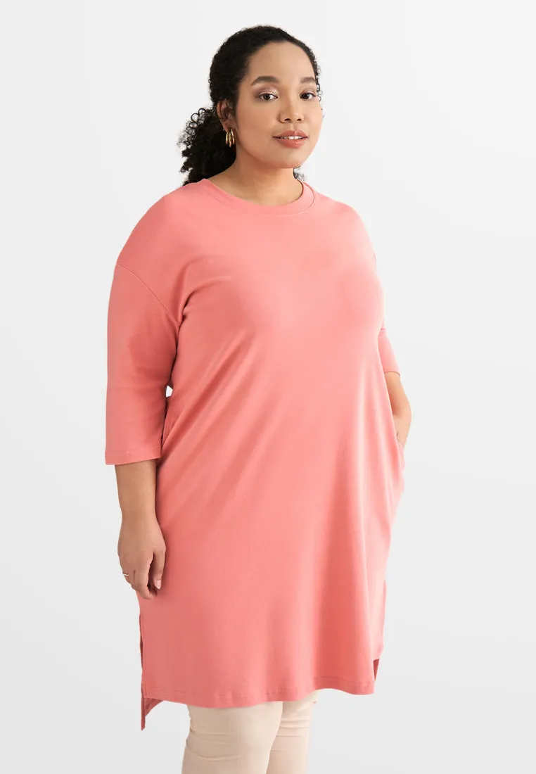 Dionne Minimalist 3/4 Sleeves Dress