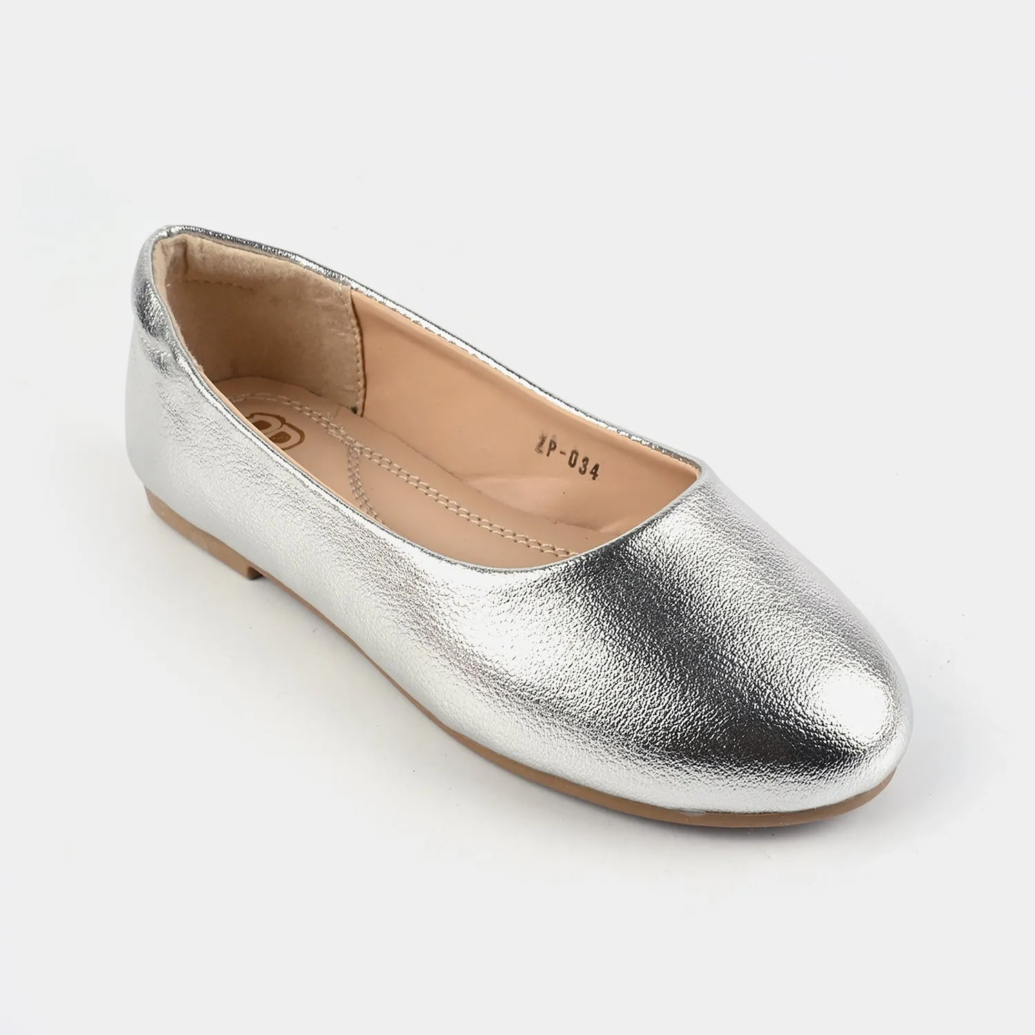 Girls Pumps ZP-034-SILVER