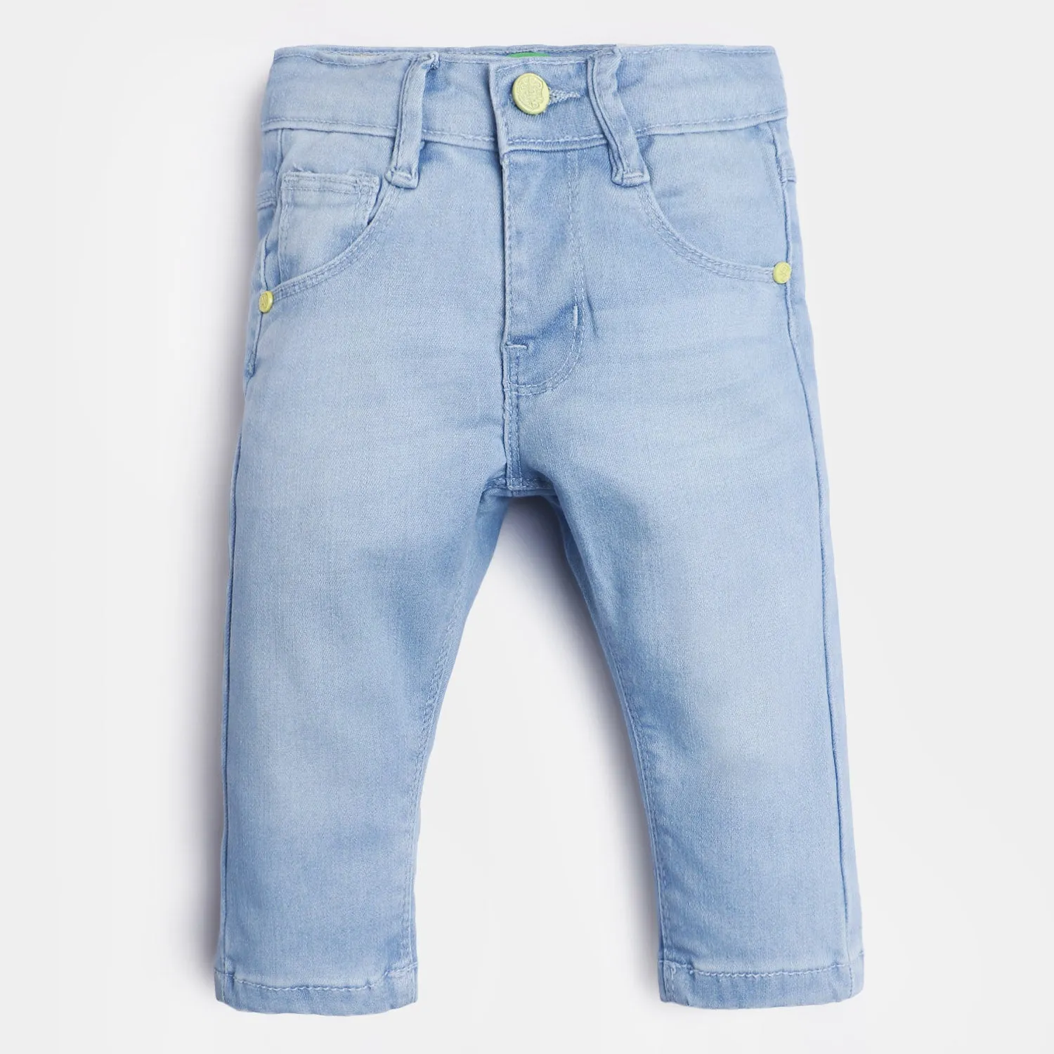 Infant Boys Denim Pant Basic F-23-Ice Blue