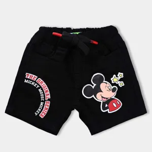 Infant Boys Denim Short Original-BLACK