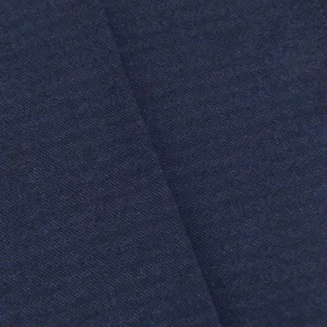 Inked Blue/Black Wool Blend Textured Jacquard Knit Fabric