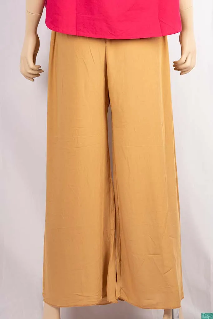 Ladies Wide-Legged Long Palazzo Pants