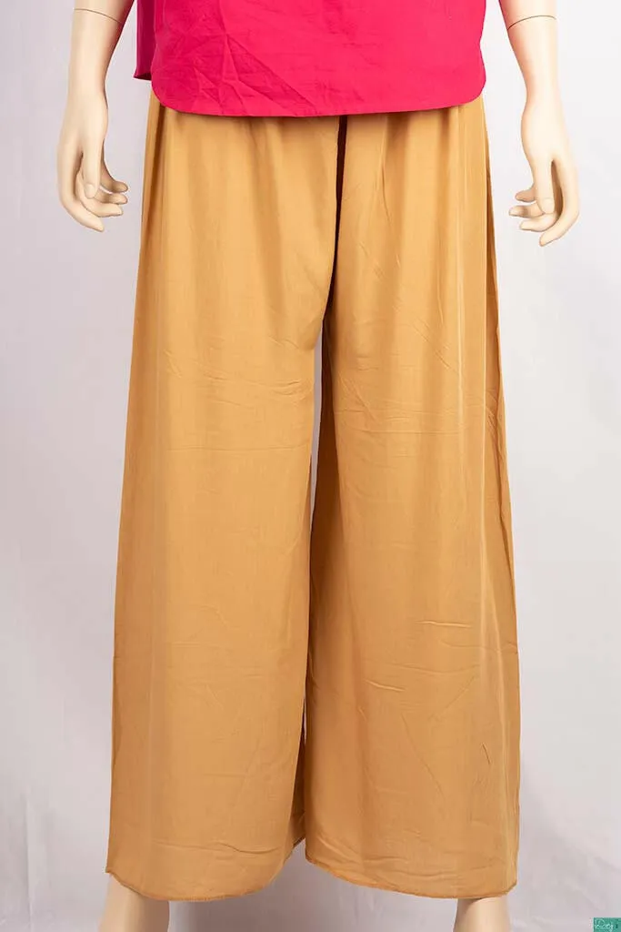 Ladies Wide-Legged Long Palazzo Pants