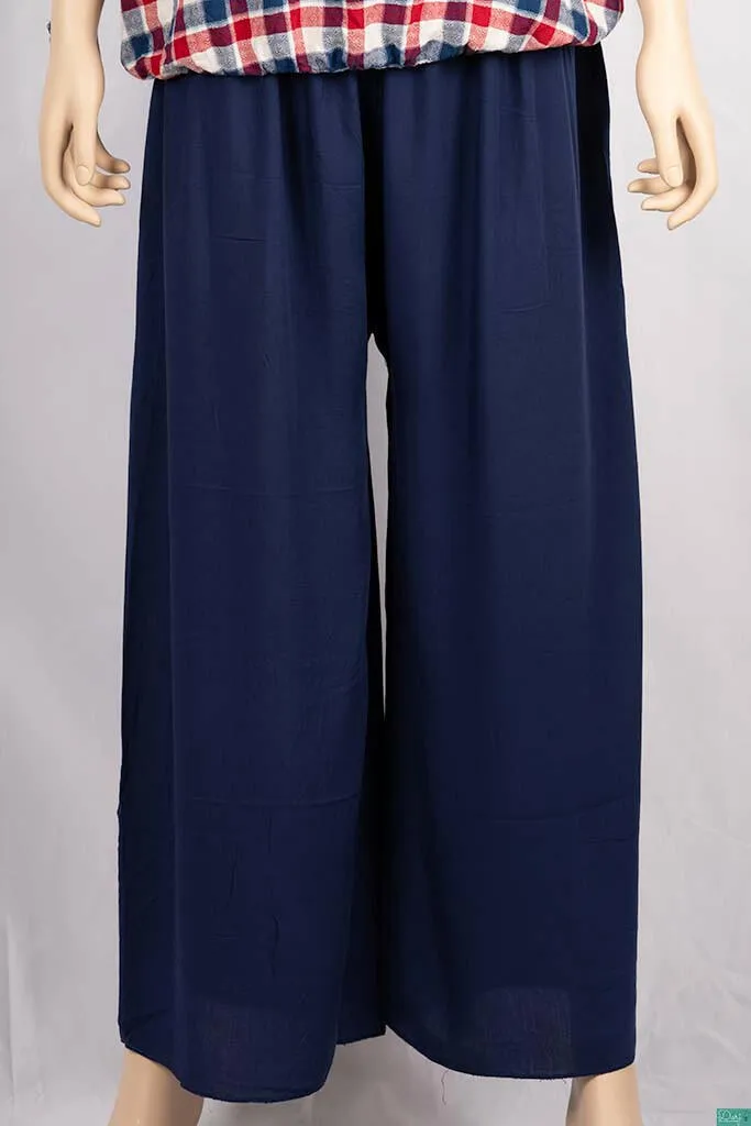 Ladies Wide-Legged Long Palazzo Pants