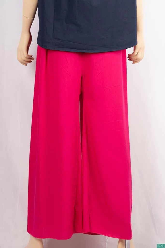 Ladies Wide-Legged Long Palazzo Pants