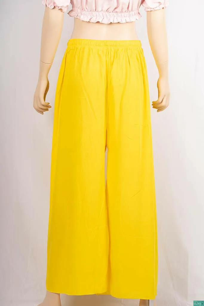 Ladies Wide-Legged Long Palazzo Pants