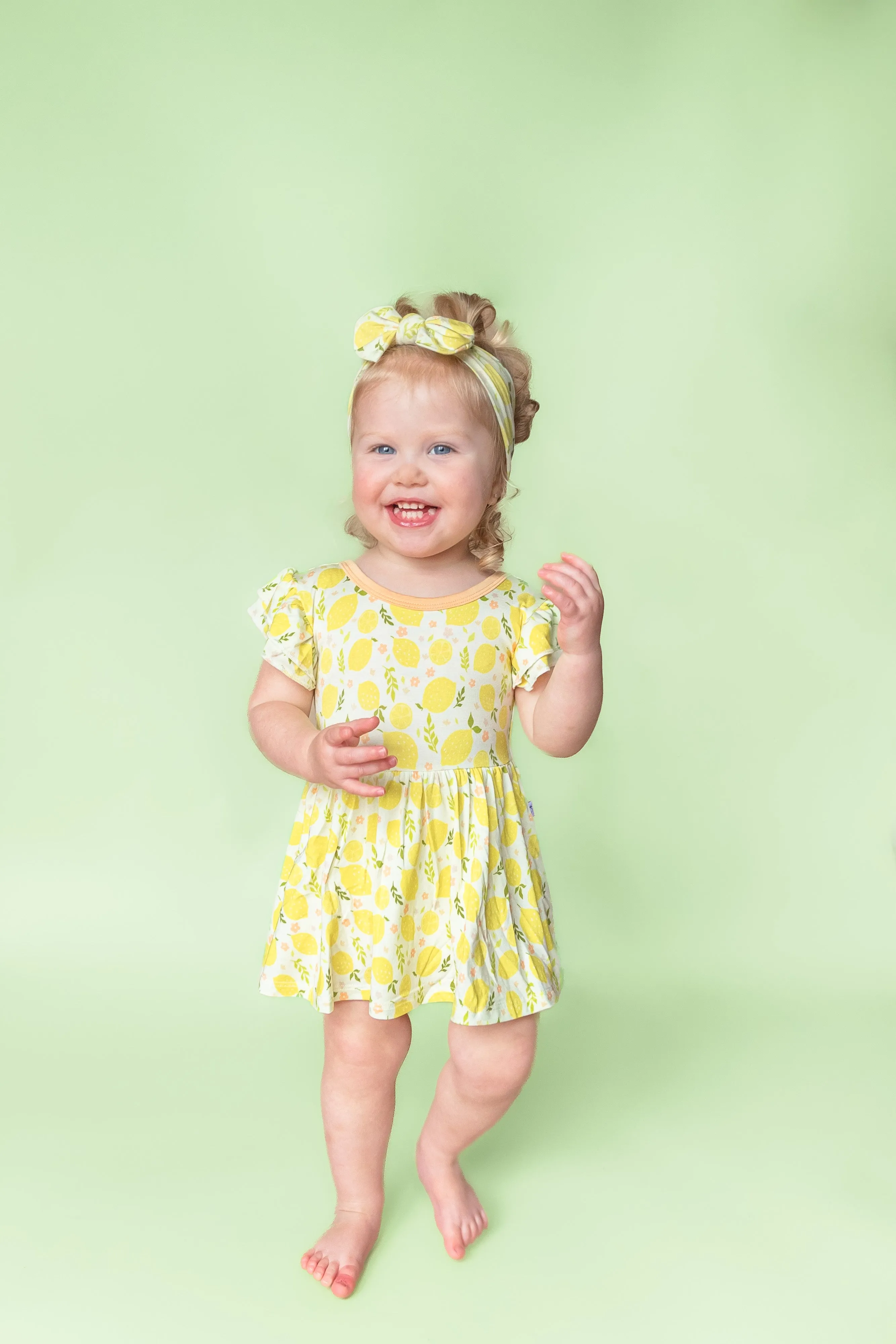 LEMON BLOSSOMS DREAM BODYSUIT DRESS