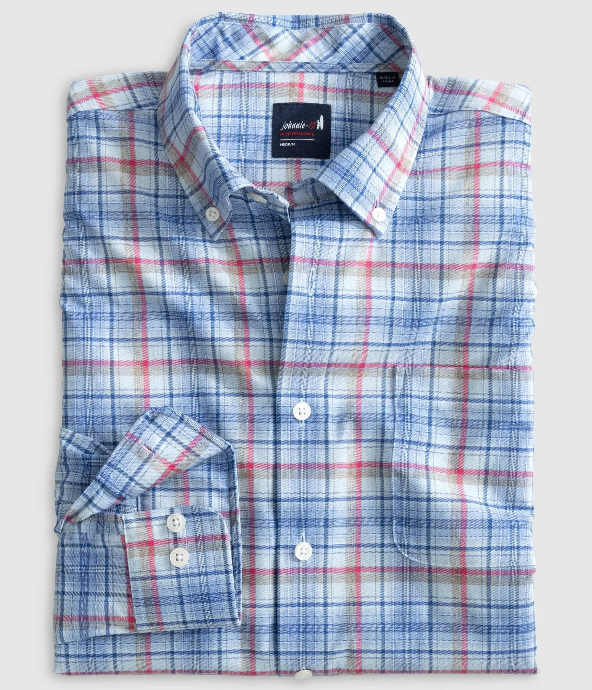 Peterson Performance Button Up Shirt in Bombay by Johnnie-O