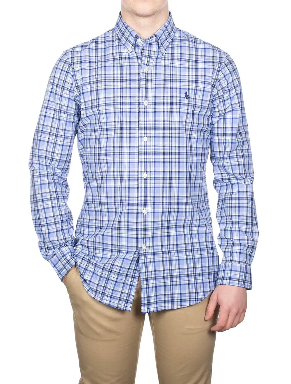 Poplin Long Sleeve Sport Shirt Multi