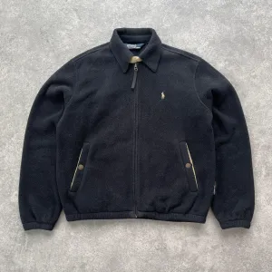 Ralph Lauren 1990s Polartec heavyweight fleece harrington jacket (L)