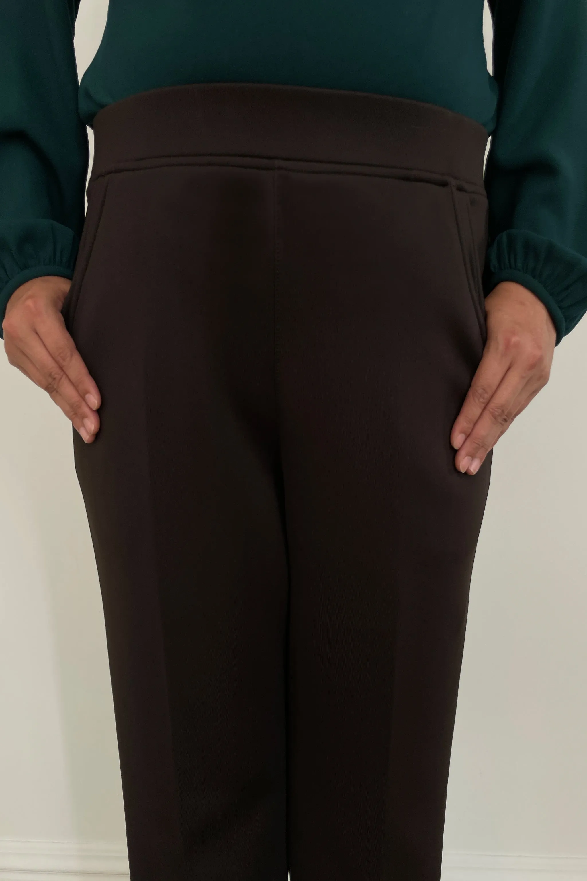 Stretchable Office Pants without Zipper - Khaki