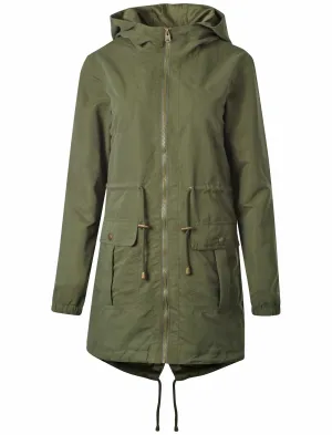 Tokyo Laundry Perla green parka jacket